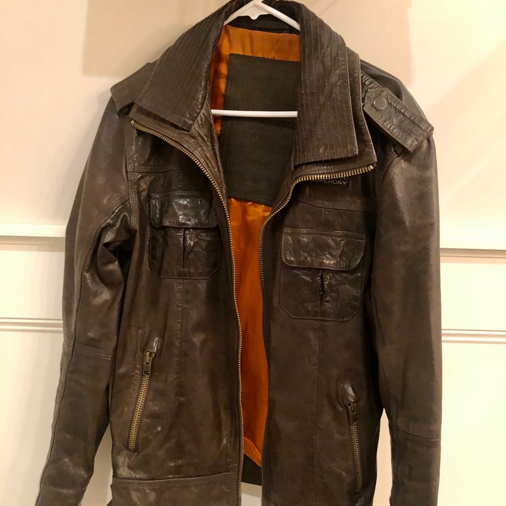 COPY - Superdry "Ryan" leather jacket